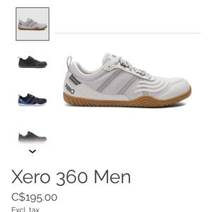 Xero 360 Men's minimalist Sneakers zero drop barefoot shoe sz 11 yr 2025